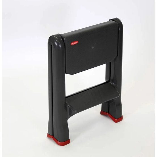Marchepied pliable Curver - 49,5 x 17,2 x 64 cm - Anthracite/rouge