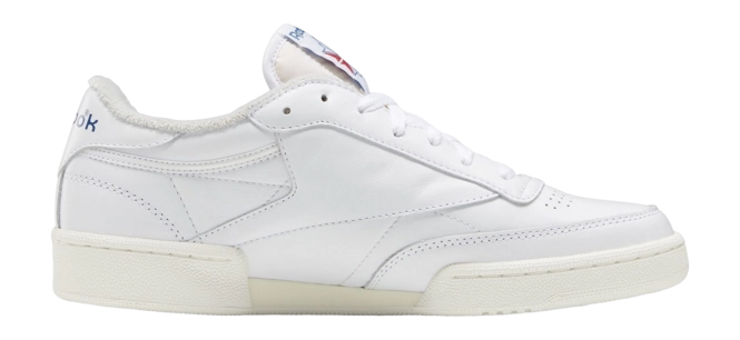 Baskets Reebok Club C 85 pour hommes - Taille 39 - Blanc/Craie/Bleu cinétique