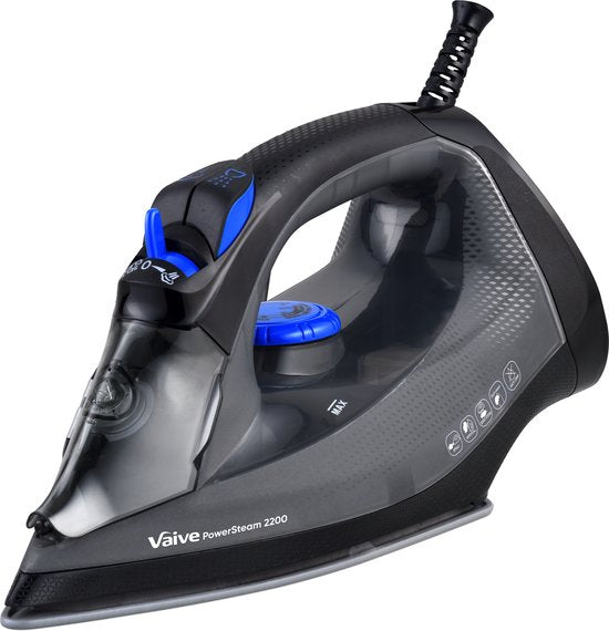 Vaive PowerSteam 2200 - Fer à vapeur - Fer à repasser - Fers à vapeur - 2200W - Réservoir d'eau 350 ML - Fonction bosse de vapeur