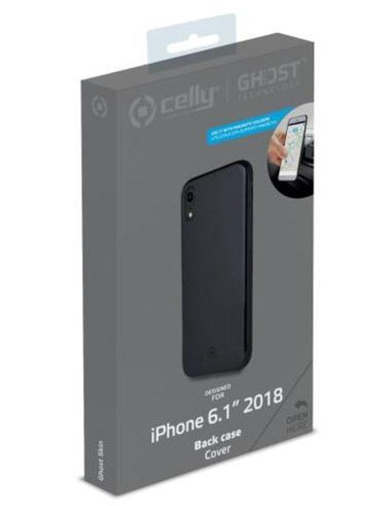 Celly Ghost Skin Thin Back Cover Apple iPhone XR Black