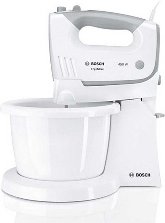 Bosch MFQ36460 ErgoMixx - Batteur à main - Bol inclus - 450 W - Blanc