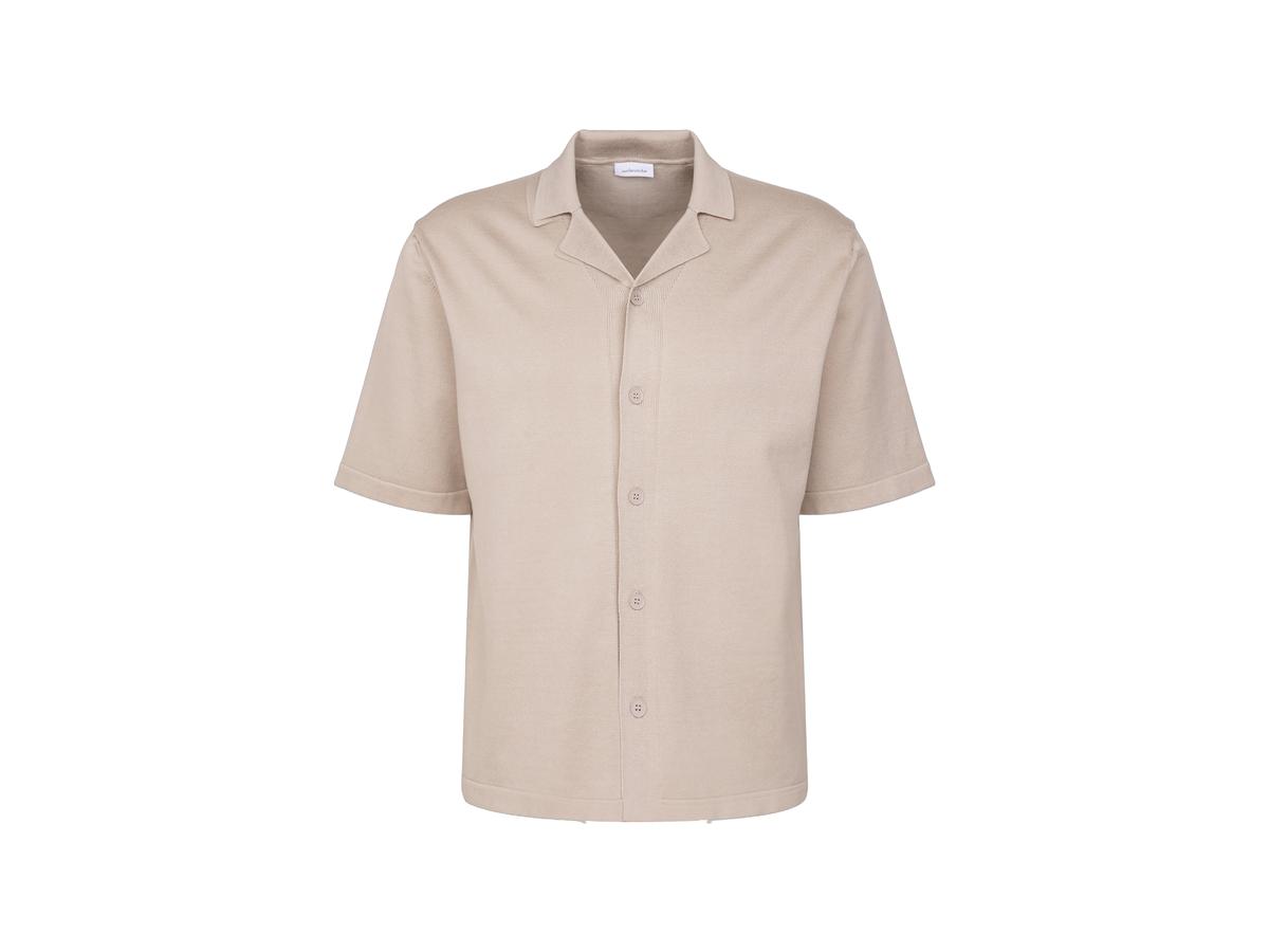 Seidensticker Chemise tricotée - Beige - XXL - Resort Shirt