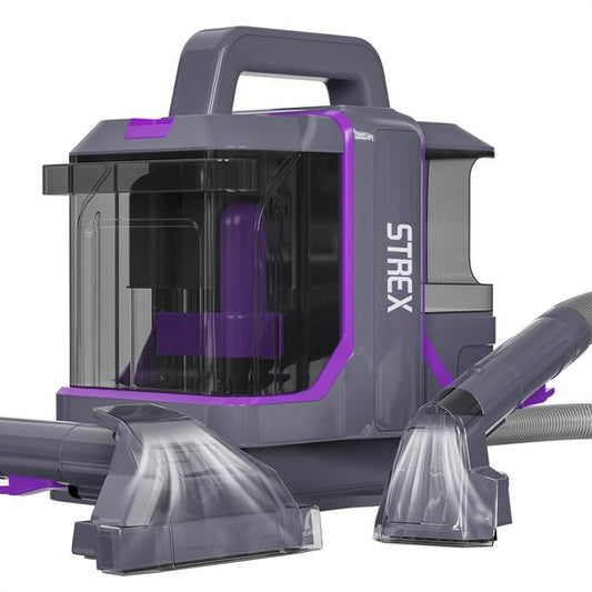 Strex Carpet Cleaner Extra Powerful - Nettoyeur de taches / Nettoyeur de meubles / Nettoyeur de matelas / Nettoyeur de canapés - 2 accessoires