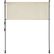 Store Tectake Taija 128 x 7 x 216–310 cm – Commande manuelle – UV50+ – Beige