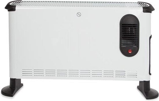 Perel Radiateur convecteur, intérieur, trois niveaux de chaleur, ventilateur turbo, 3000 W