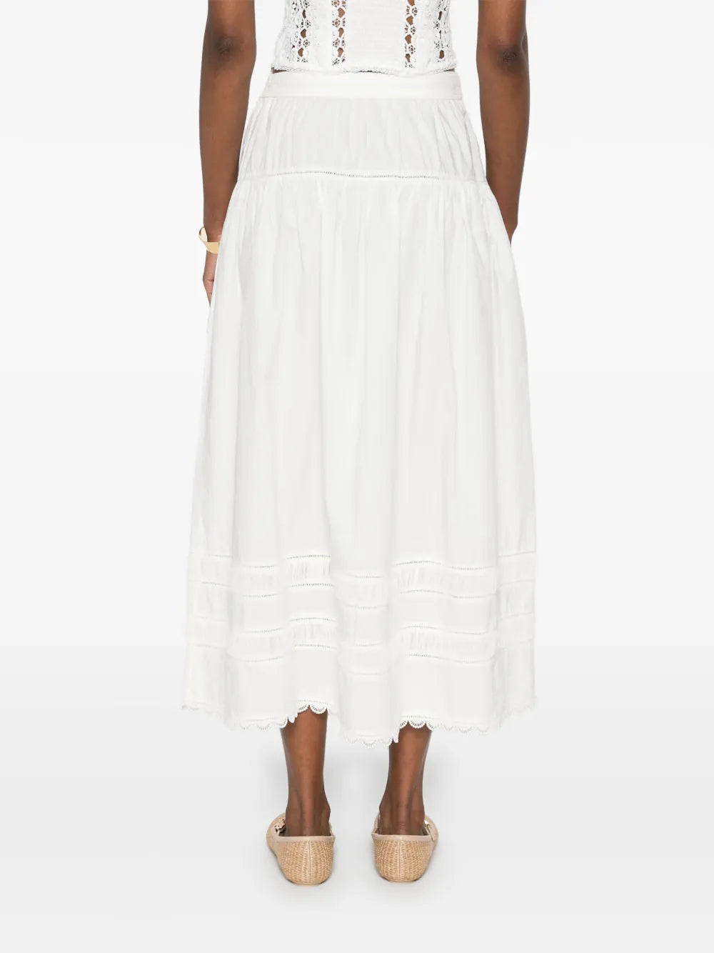 Ulla Johnson Jupe Harlow Blanc