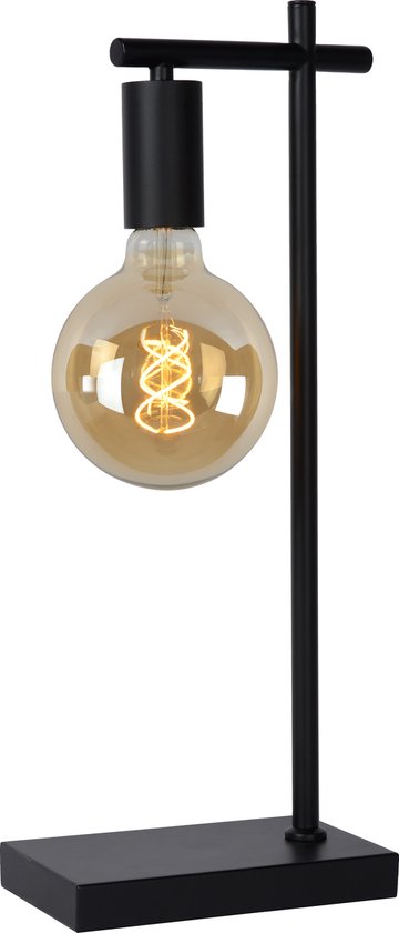 Lucide LEANNE - Lampe de table - 1xE27 - Noir