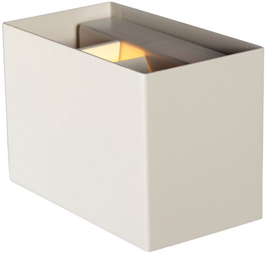 Applique murale Muro 3365CR – couleur crème, design moderne, 13 x 7,5 x 9 cm, Steinhauer, idéale pour les petits espaces et dimmable avec une douille G9