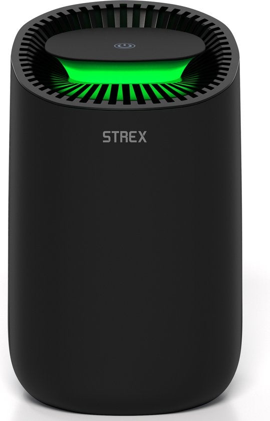 Déshumidificateur Strex - Extrêmement silencieux - 600ml/jour - Noir - Convient pour la maison / la chambre et le bureau