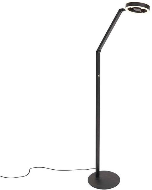 Steinhauer - lampadaire - Ringlux - noir - métal - Ø 25cm - LED - 4138ZW