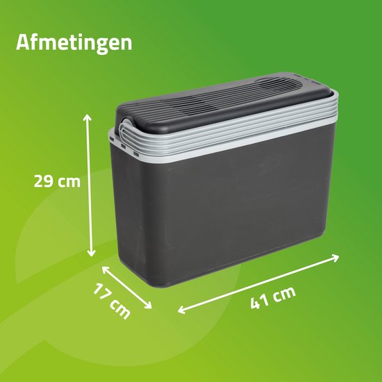 Bo-Camp - Glacière de voiture - Arctique - Gris - Polyéthylène - 12 Volt - 12 Litre