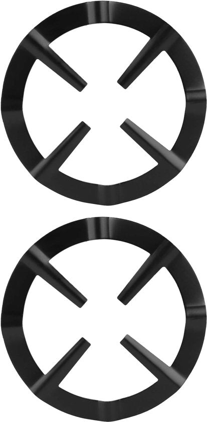 Luft Réducteur de brûleur à gaz - 2 packs - 13CM - Distributeur de flammes - Poêle - Parfait pour percolateur