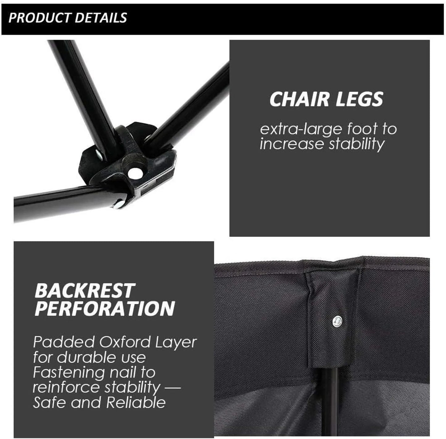 Yaheetech Banc de camping pliable pour 6 personnes - 270 x 49 x 82 cm - équipé d'un tissu 600D Oxford, d'un sac de transport et de poches latérales - pour les équipes sportives et les événements - métal noir