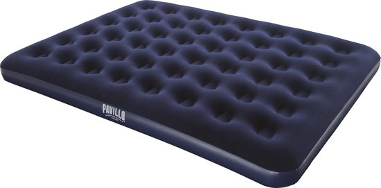 Matelas gonflable Bestway Pavillo à surface floquée - taille queen - 203 x 152 x 22 cm - 67003 - Bleu