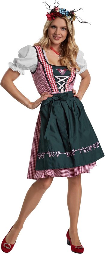 Dressforfun Mini-Dirndl Berchtesgaden modèle 2 XXL - costume de déguisement halloween, tenue de soirée, tenue de carnaval, tenue de fête - 304659