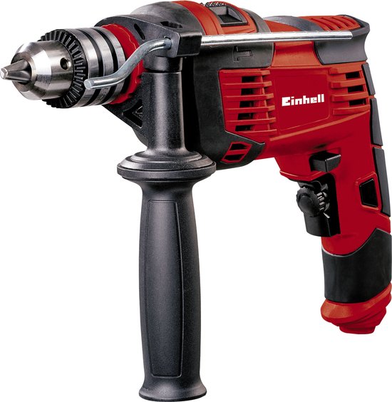 Perceuse à percussion électrique Einhell TC-ID 1000 E - 1 010 W - 2 fonctions : perçage / perçage à percussion - Capacité de perçage : bois 32 mm / béton 16 mm / acier 13 mm