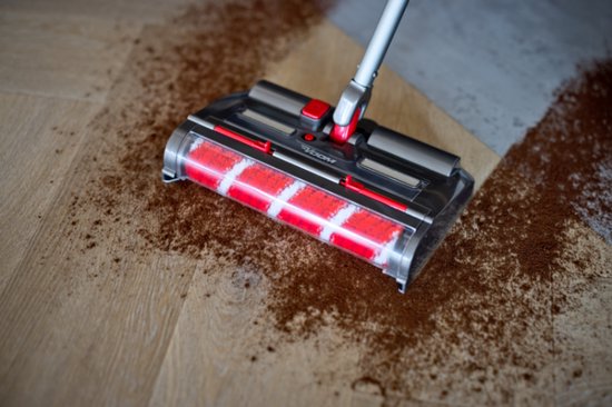 Voom Power Cleaning Tool : nettoyeur de sol sans fil avec brosse autonettoyante et technologie 360 Swivel Tech