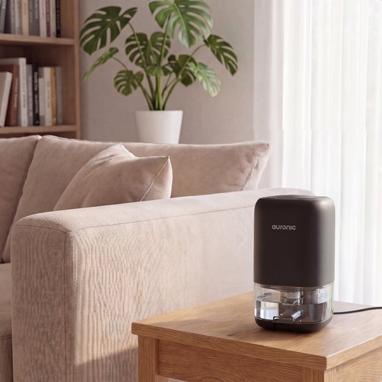 Déshumidificateur Auronic 450 ml/jour - 1 L - 40 W - 10-20 m² - LED - Noir