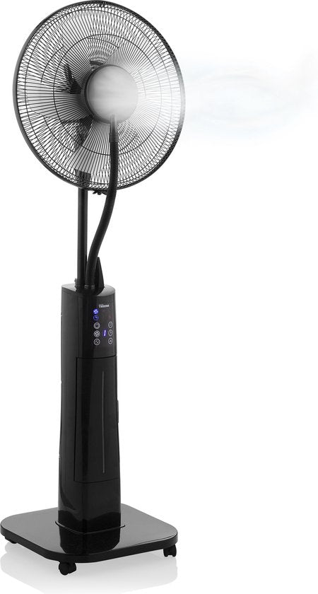 Ventilateur antibrouillard 40 cm - Avec fonction ionisateur et minuterie - 3 vitesses - Oscillant - Tristar VE-5884 - Noir