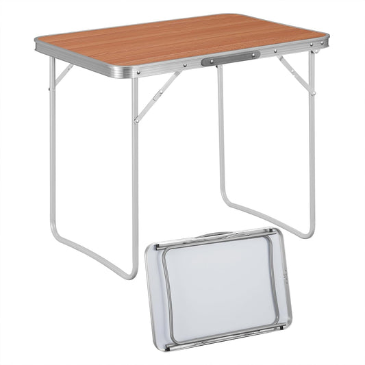 Table de camping Woltu - Max. 40 kg - 70 x 50 x 60 cm - Chêne