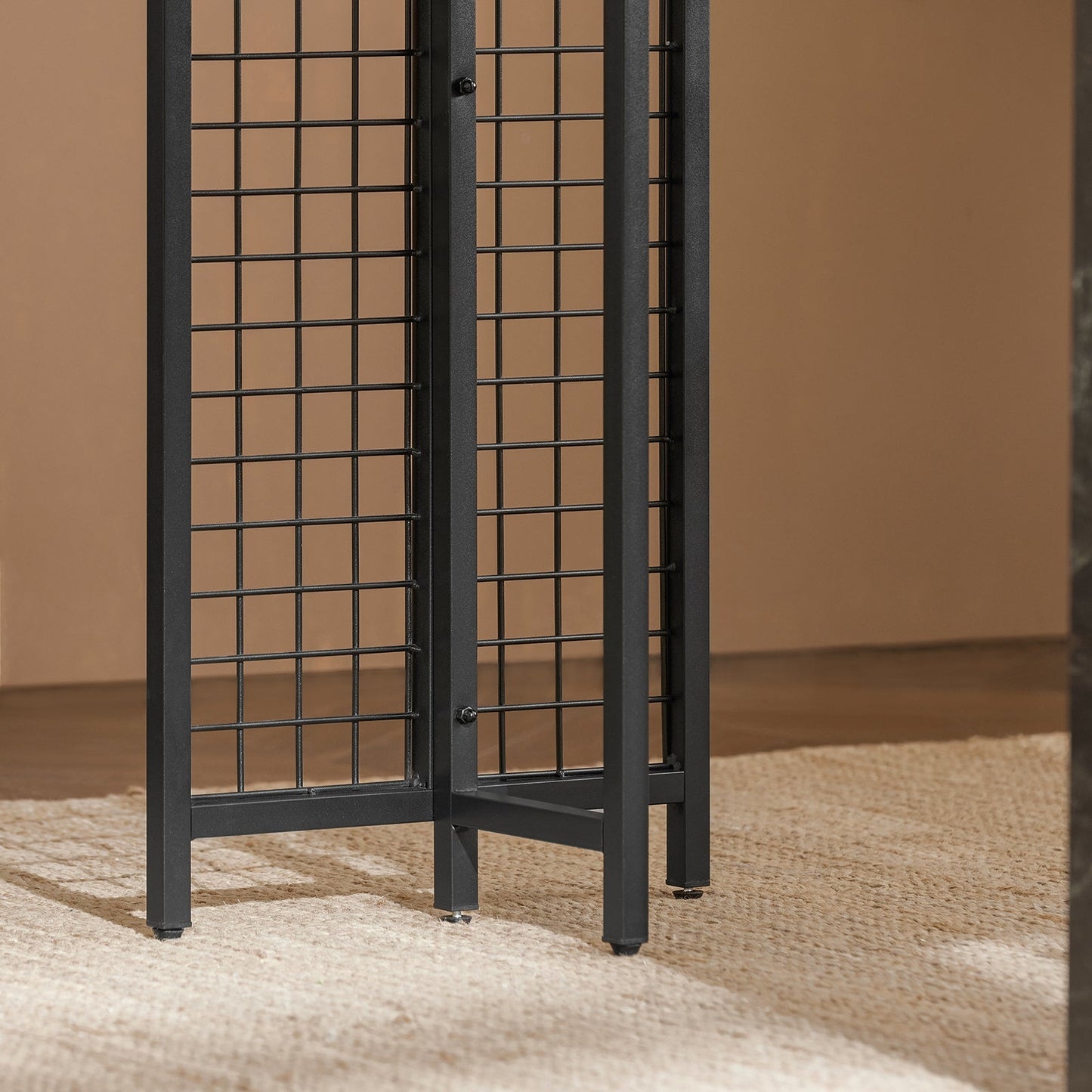 SoBuy Table de bar moderne - avec porte-bouteilles et porte-verres - 120x50x105 cm - noir