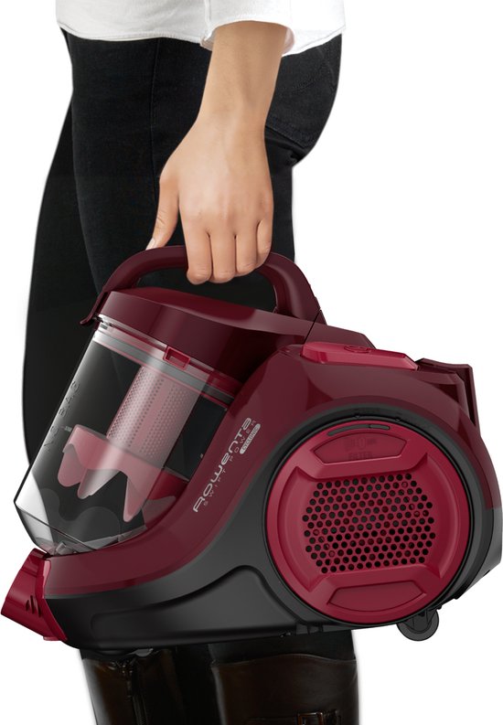 Rowenta Swift Power Cyclonic - Aspirateur compact sans sac - 900 W - Rouge Bordeaux