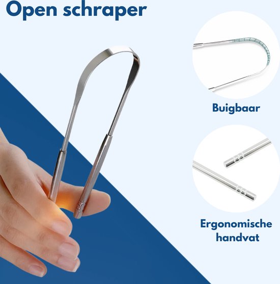 VAIVE Tongue Scraper Set - gratte-langue - gratte-langue - nettoyant - soins bucco-dentaires - brosse à langue