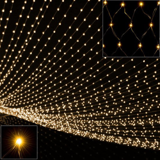 Rideau lumineux - 120 x 120 cm - LED - Grille d'éclairage
