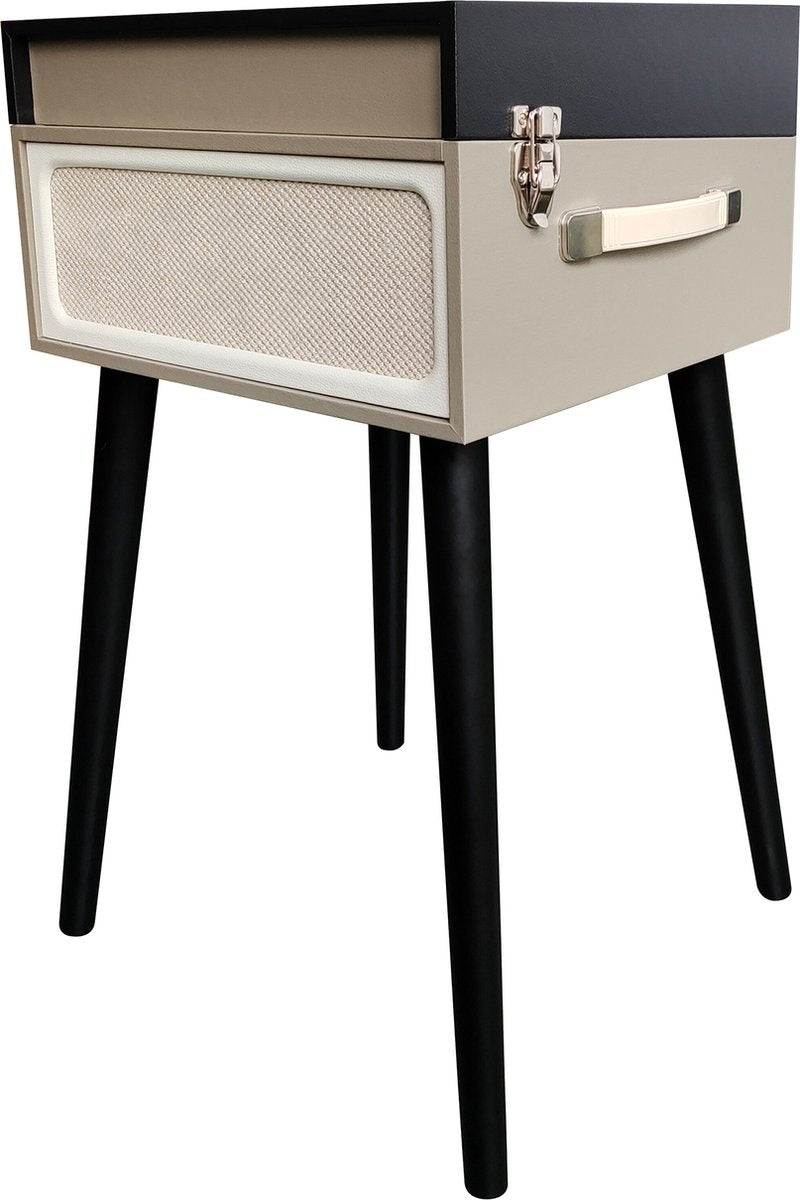Denver Record Player Bluetooth - Haut-parleurs intégrés - Radio FM - Auto-stop - Retro - VPR250