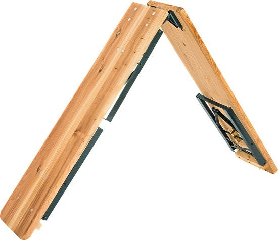 TecTake - Table à bière avec bancs, table de camping, pliante