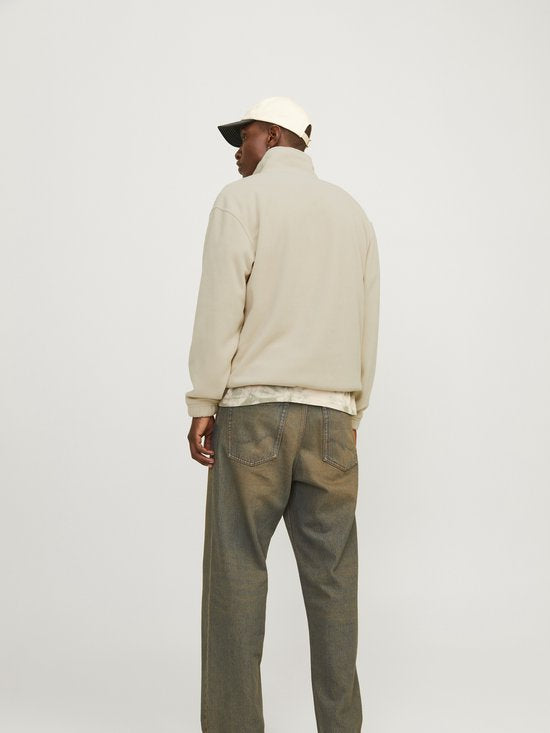 JACK&JONES - JORVESTERBRO POLAIRE AVEC FERMETURE ÉCLAIR SUR UN QUART DE LA LONGUEUR - Homme - Pulls