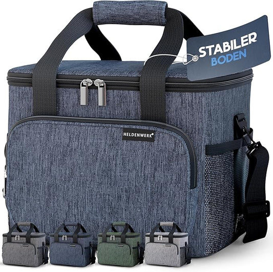 HELDENWERK Grand sac isotherme, pliable, glacière isolée, sac thermo, étanche et imperméable, sac à pique-nique, sac à déjeuner, sac thermo, sac isotherme