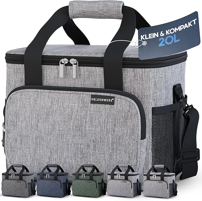 HELDENWERK Grand sac isotherme, pliable, glacière isotherme, sac thermo, étanche et imperméable, sac pique-nique, sac petit déjeuner, sac thermo, sac isotherme - 30 L