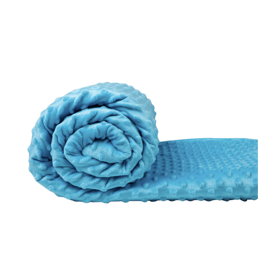 Nevali Couverture lestée pour enfant Housse - Housse de couette pour enfant 100 x 150 cm - 4 saisons - Bleu