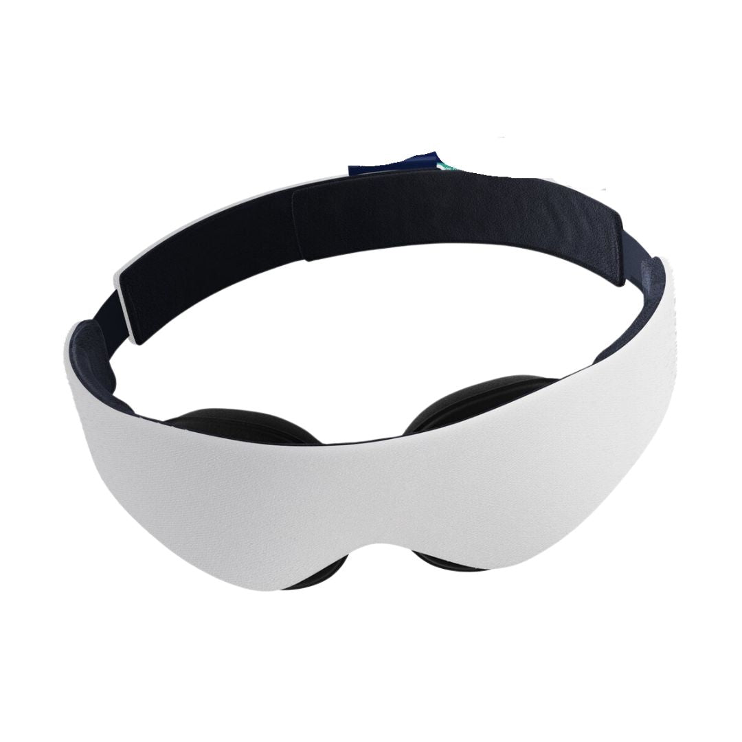 Numsy - Masque de sommeil pour femmes et hommes - Masque oculaire de sommeil avec mousse à mémoire de forme - 100% gradateur - Gris clair