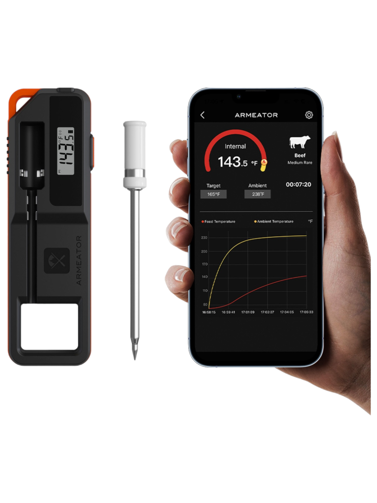 ARMEATOR A1 Thermomètre à viande sans fil Bluetooth