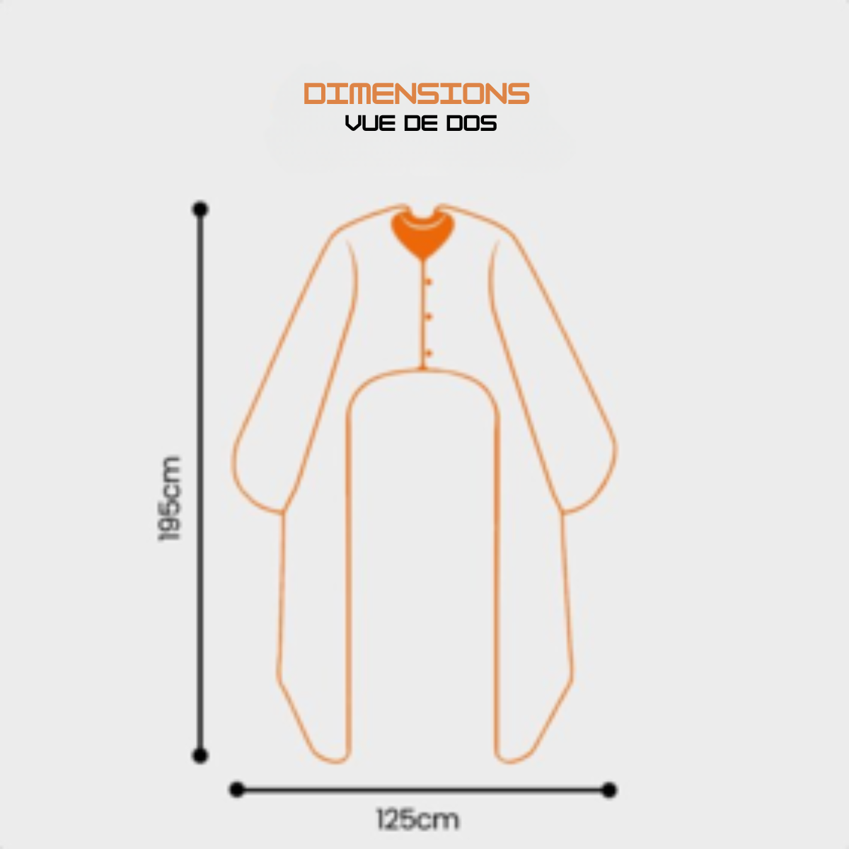 Couverture chauffante - Goliving - avec manches - Couverture douillette grande - Lavable - 9 réglages + minuterie - 195x125cm - Gris