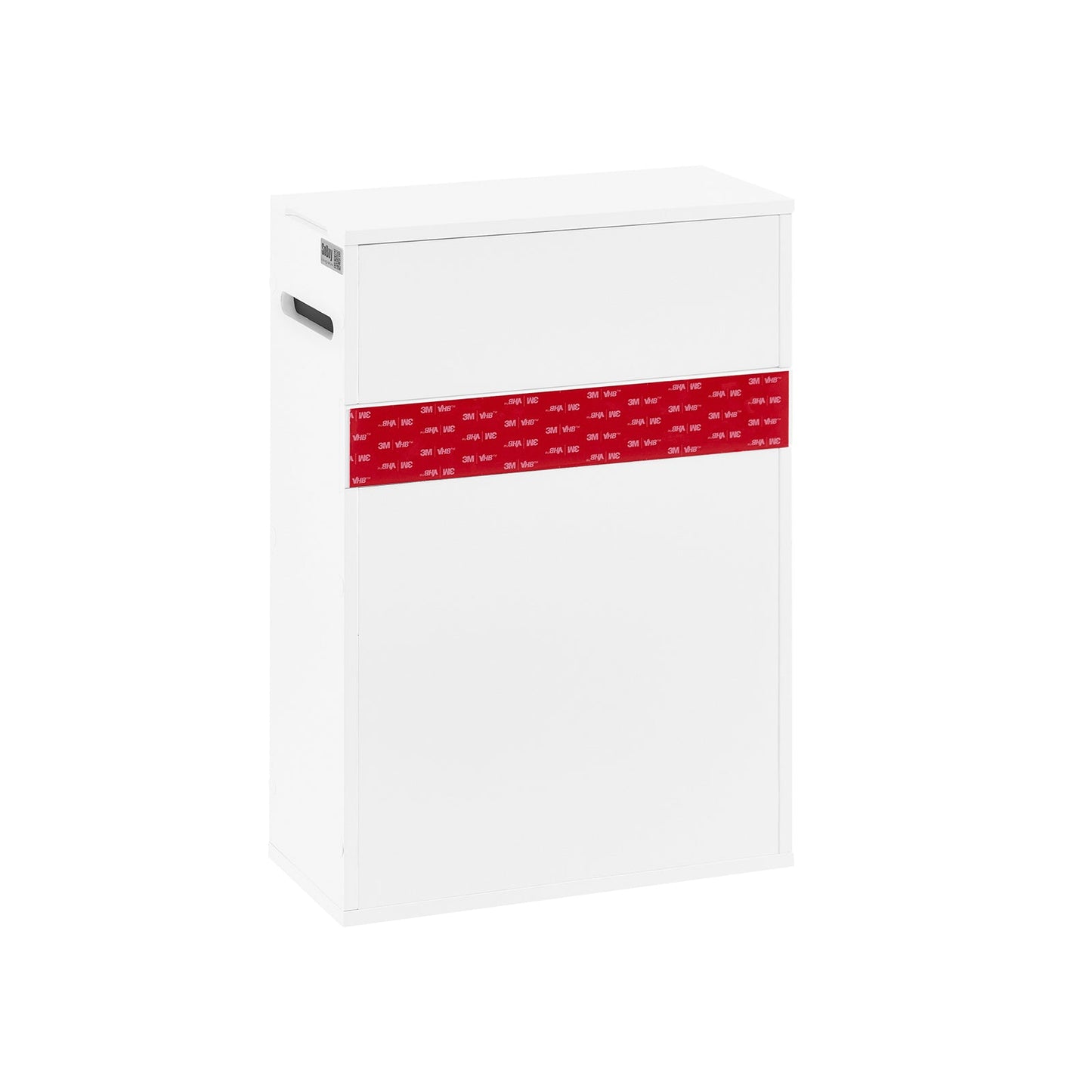 sobuy Porte-papier de toilette Meuble de rangement - Blanc - 14 × 30 × 42 cm - Fixation murale