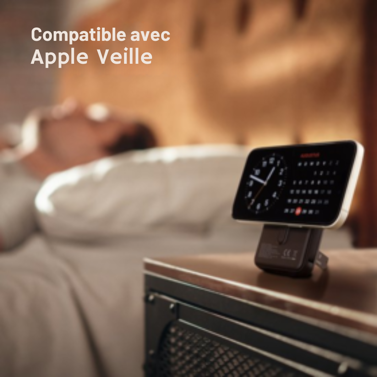 imoshion 4-in-1 Powerbank 10000 mAh avec câbles intégrés - Compatible Magsafe - Chargeur rapide 20W - Indicateur LED - USB C - Wireless Powerbank Adapté à iPhone 12/13/14/15/16 - Noir