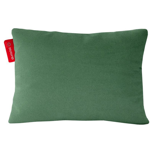 AURONIC Heat Pillow Classic - 45×60 cm - Chaleur infrarouge - 3 niveaux de chaleur - Extra large et doux - Rechargeable - Vert pastel