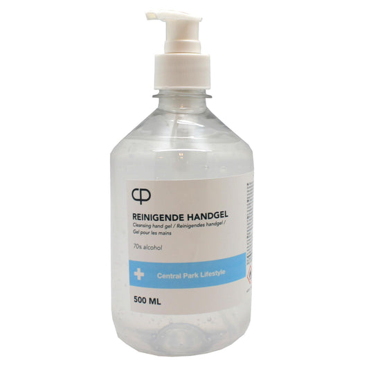 CentralPark Gel Nettoyant pour les Mains - 0.5L - Pompe - Séchage rapide - Non collant