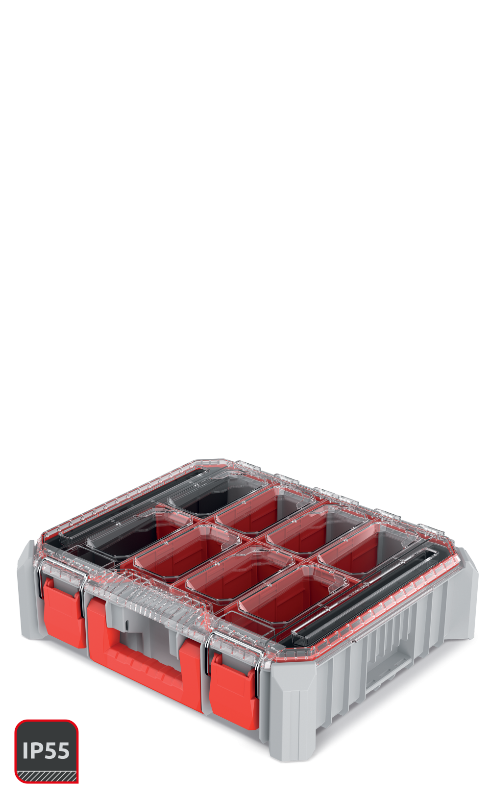 Kistenberg C BLOCK BRIDGE Cool Grey 4C Organisateur d'outils avec boîtes