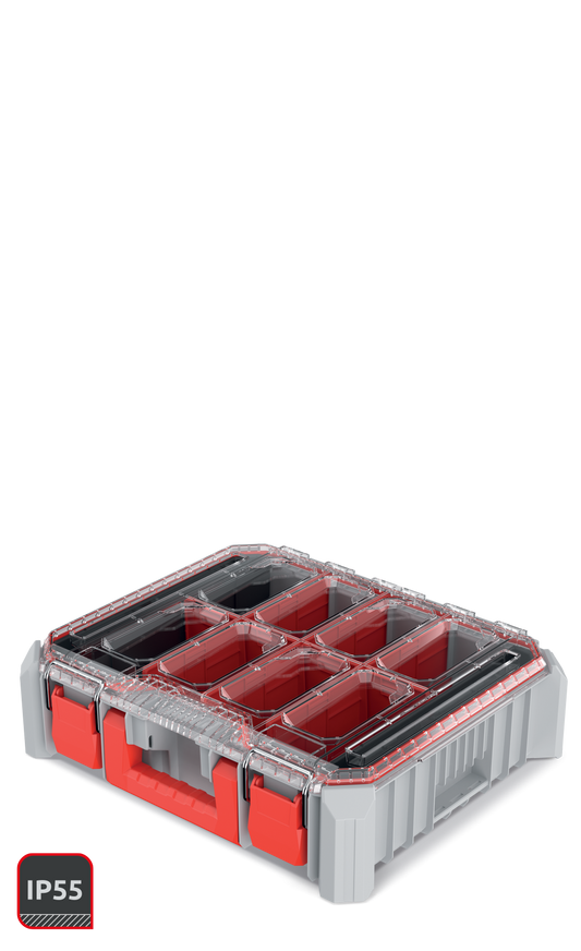 Kistenberg C BLOCK BRIDGE Cool Grey 4C Organisateur d'outils avec boîtes