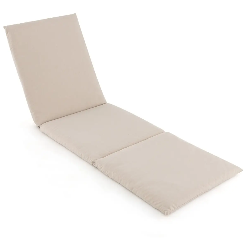 Coussin de chaise longue Coast - Tapissé - 82 x 59 x 4,5 cm - Beige