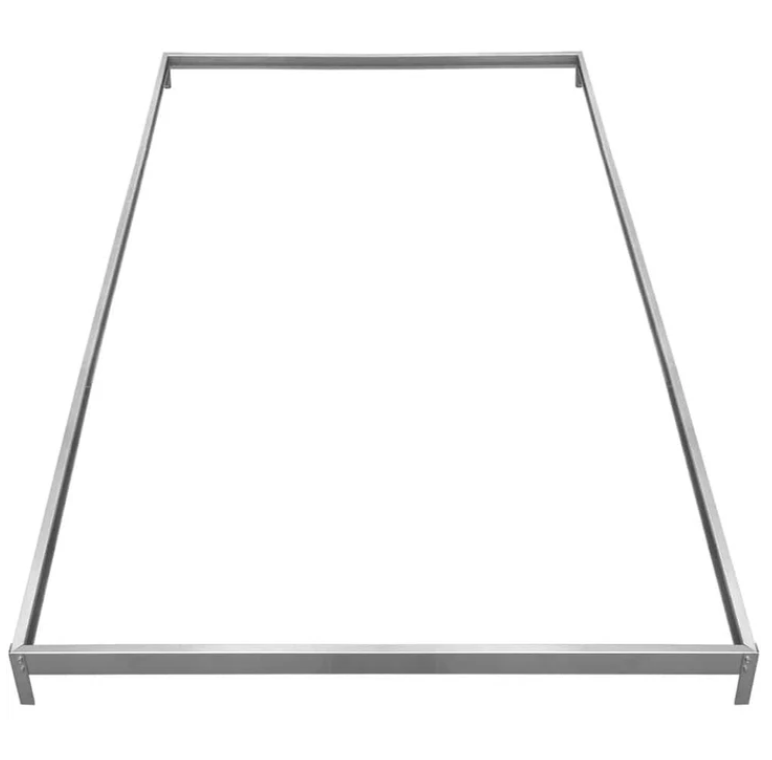 Base de serre galvanisée Flivastore, Pied de serre, 12X6 mètres