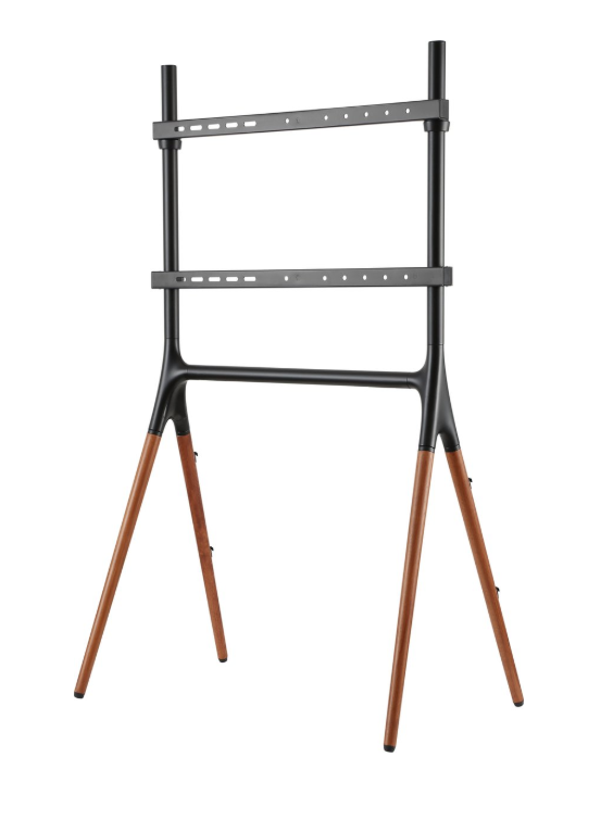 Trépied pour moniteur de télévision, conception de chevalet de studio, jusqu'à 70 pouces, Noir/Brun