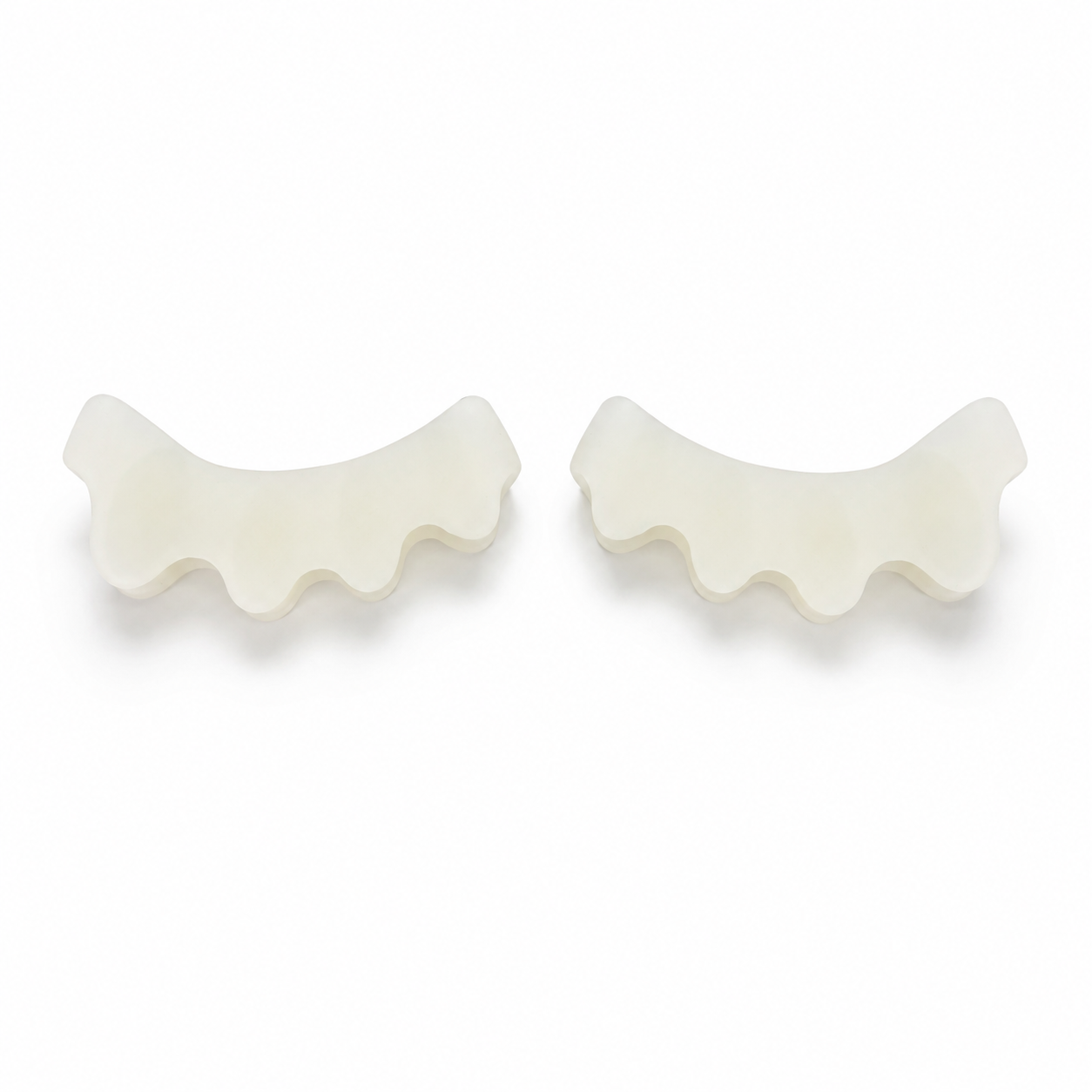 Écarteurs d'orteils en silicone 2 paires - Protection et soutien des orteils en cas d'hallux valgus