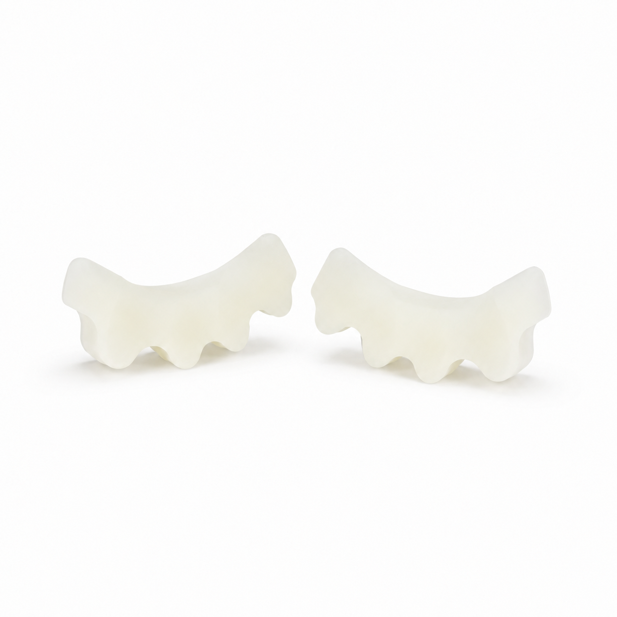 Écarteurs d'orteils en silicone 2 paires - Protection et soutien des orteils en cas d'hallux valgus