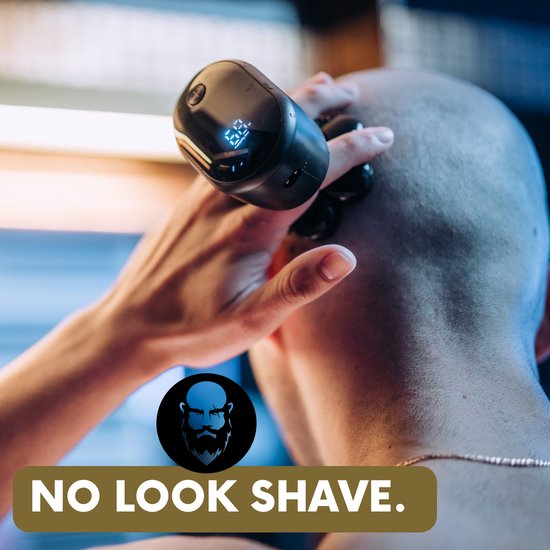 Rasoir 6 en 1 pour homme - Tondeuse - Sansbeauté® SkullSharp Classic - Rasoir électrique pour le visage et la tête - Rasage de la tête - électrique - Wet & Dry