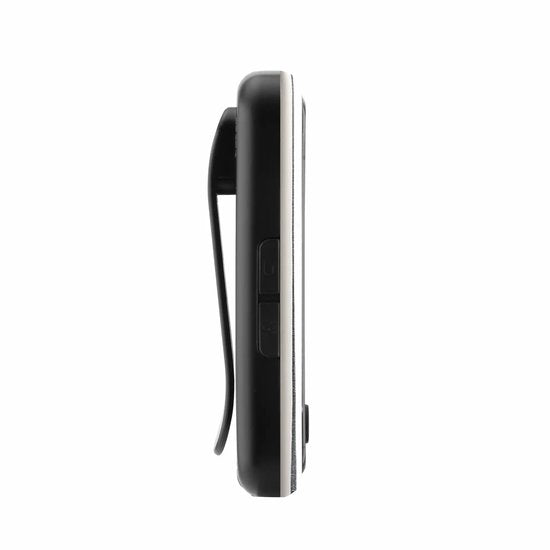 Lecteur MP3 Denver avec oreillettes - extensible jusqu'à 128 Go - Mode Shuffle/Repeat - Enfants et adultes - Clip de fixation - AUX - MPS320B - Noir